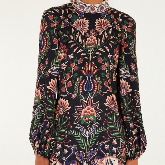 NWT Farm Rio Marvelous Garden Mini Dress - Picture 2 of 4